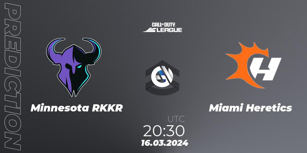 Prognoza Minnesota RØKKR - Miami Heretics. 16.03.2024 at 20:30, Call of Duty, Call of Duty League 2024: Stage 2 Major Qualifiers