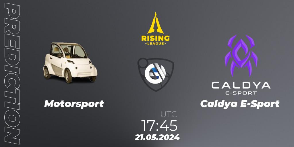Prognoza Motorsport - Caldya E-Sport. 21.05.2024 at 17:45, Rocket League, Rising League 2024 — Split 1 — Main Event