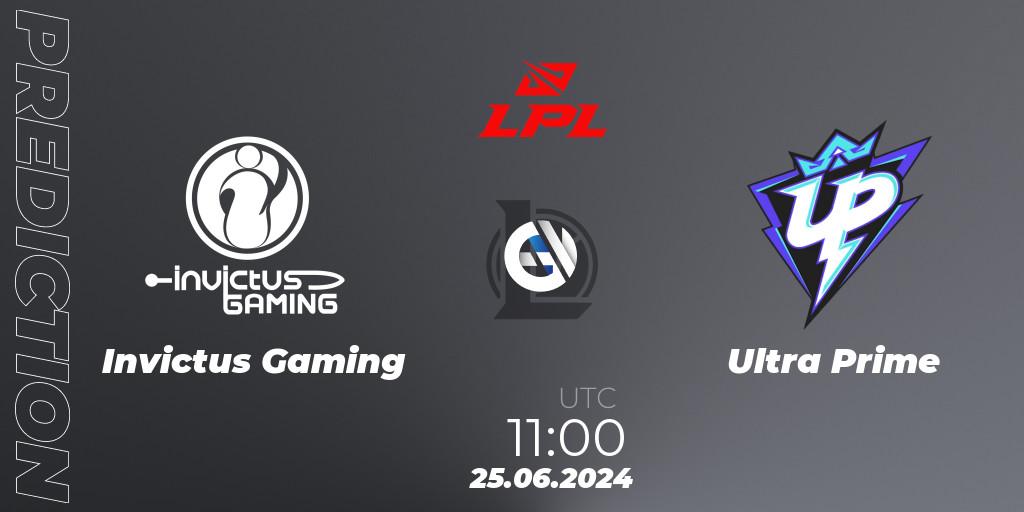 Prognoza Invictus Gaming - Ultra Prime. 25.06.2024 at 09:00, LoL, LPL 2024 Summer - Group Stage