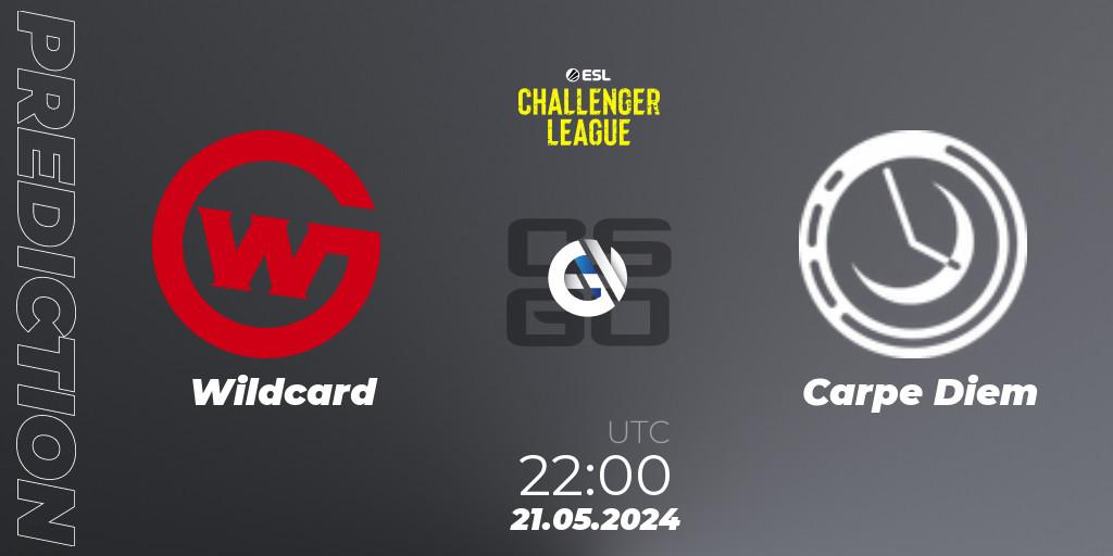 Prognoza Wildcard - Carpe Diem. 21.05.2024 at 22:00, Counter-Strike (CS2), ESL Challenger League Season 47: North America