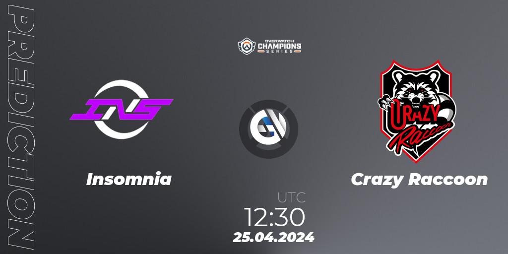 Prognoza Insomnia - Crazy Raccoon. 25.04.2024 at 11:00, Overwatch, Overwatch Champions Series 2024 - Asia Stage 1 Main Event