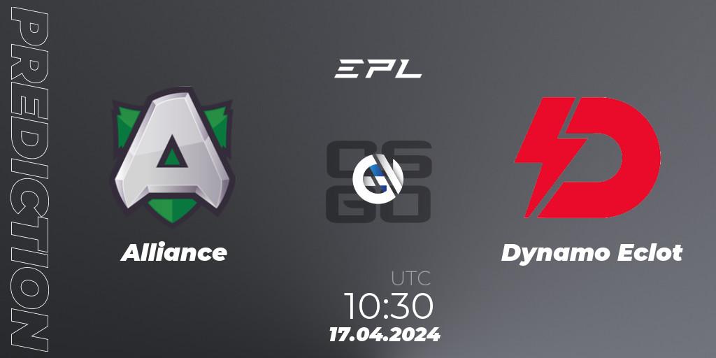 Prognoza Alliance - Dynamo Eclot. 17.04.24, CS2 (CS:GO), European Pro League Season 15