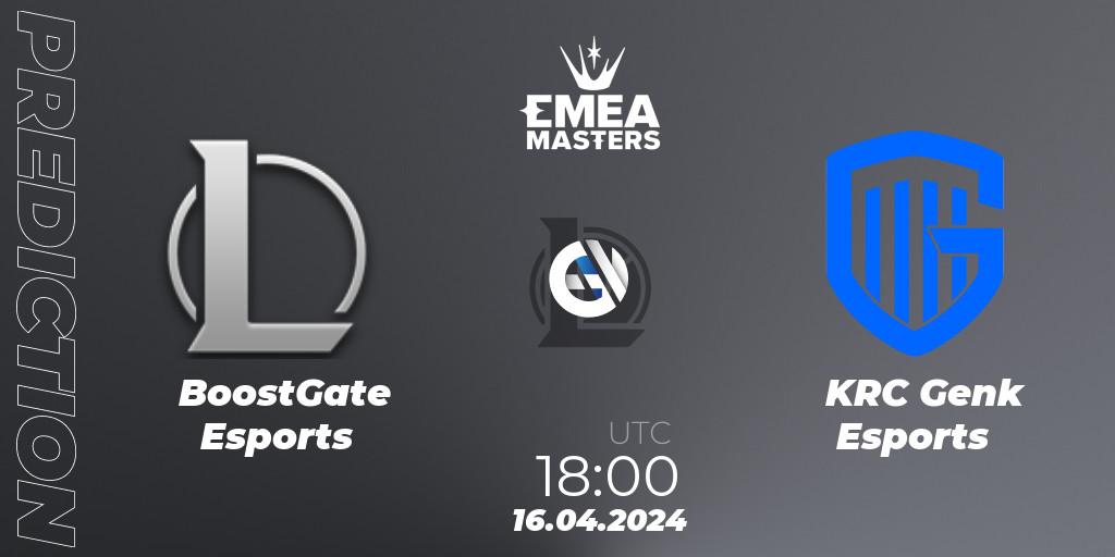 Prognoza BoostGate Esports - KRC Genk Esports. 16.04.24, LoL, EMEA Masters Spring 2024 - Play-In