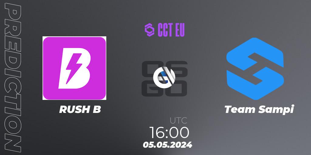 Prognoza RUSH B - Team Sampi. 05.05.2024 at 16:00, Counter-Strike (CS2), CCT Season 2 Europe Series 2 