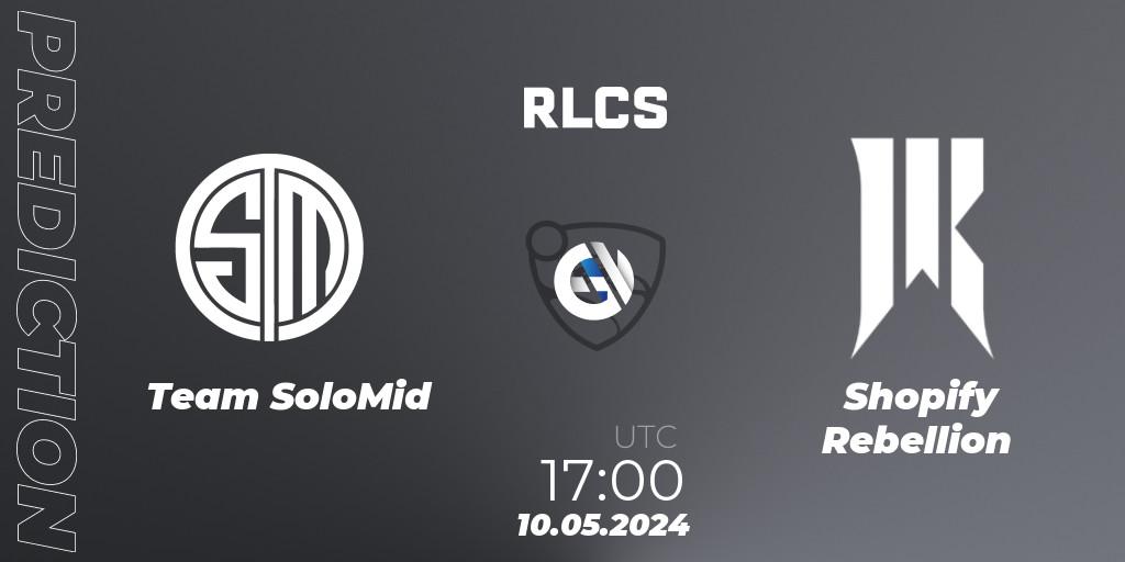 Prognoza Team SoloMid - Shopify Rebellion. 10.05.2024 at 17:00, Rocket League, RLCS 2024 - Major 2: NA Open Qualifier 5
