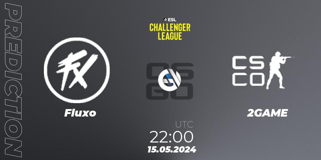 Prognoza Fluxo - 2GAME. 15.05.2024 at 22:00, Counter-Strike (CS2), ESL Challenger League Season 47: South America