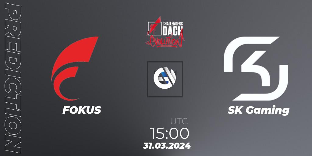 Prognoza FOKUS - SK Gaming. 31.03.24, VALORANT, VALORANT Challengers 2024 DACH: Evolution Split 1