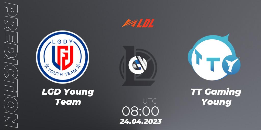 Prognoza LGD Young Team - TT Gaming Young. 24.04.2023 at 08:50, LoL, LDL 2023 - Regular Season - Stage 2