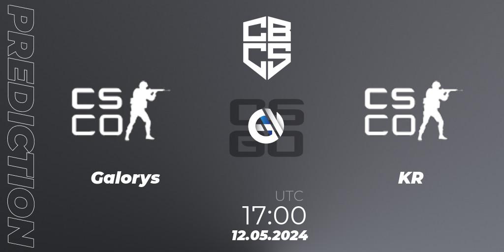 Prognoza Galorys - KRÜ Esports. 12.05.2024 at 19:45, Counter-Strike (CS2), CBCS Season 4