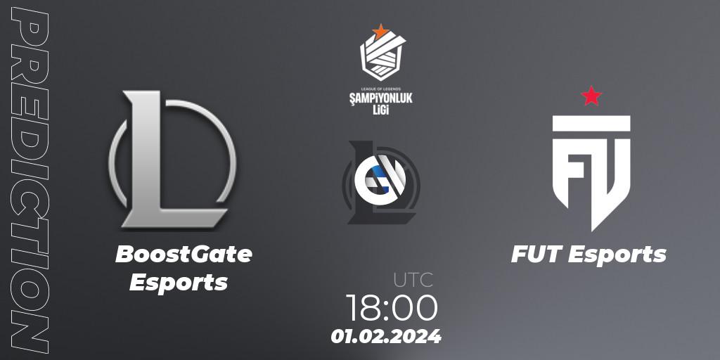 Prognoza BoostGate Esports - FUT Esports. 01.02.2024 at 18:00, LoL, TCL Winter 2024