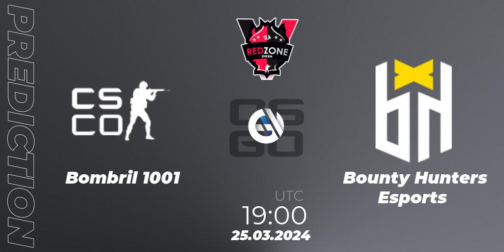 Prognoza Bombril 1001 - Bounty Hunters Esports. 25.03.24, CS2 (CS:GO), RedZone PRO League 2024 Season 2