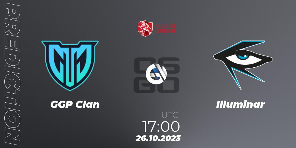 Prognoza GGP Clan - Illuminar. 26.10.2023 at 17:00, Counter-Strike (CS2), Polska Liga Esportowa 2023: Split #3