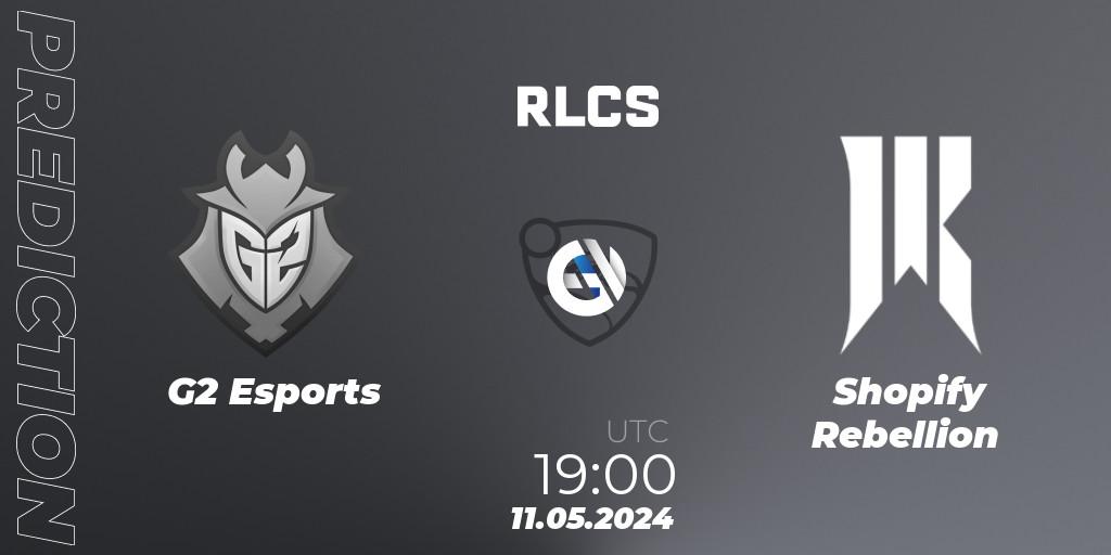 Prognoza G2 Esports - Shopify Rebellion. 11.05.2024 at 19:00, Rocket League, RLCS 2024 - Major 2: NA Open Qualifier 5