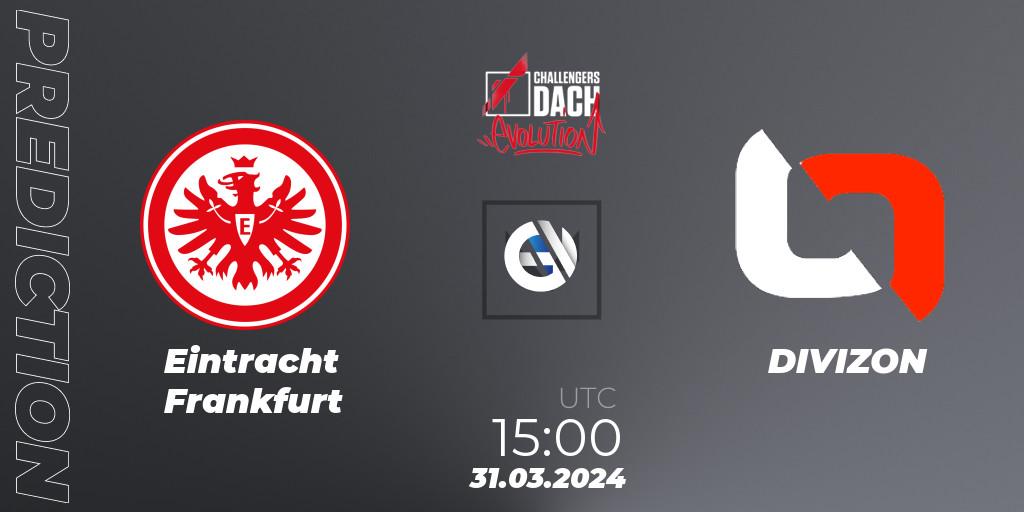Prognoza Eintracht Frankfurt - DIVIZON. 07.04.24, VALORANT, VALORANT Challengers 2024 DACH: Evolution Split 1