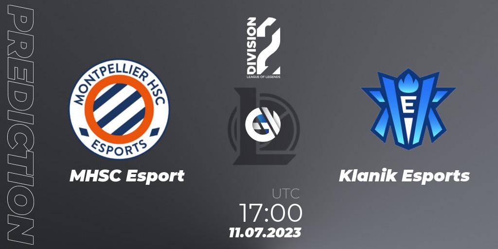 Prognoza MHSC Esport - Klanik Esports. 11.07.2023 at 17:00, LoL, LFL Division 2 Summer 2023 - Group Stage