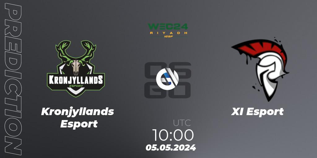 Prognoza Kronjyllands Esport - XI Esport. 05.05.2024 at 10:00, Counter-Strike (CS2), IESF World Esports Championship 2024: Danish Qualifier