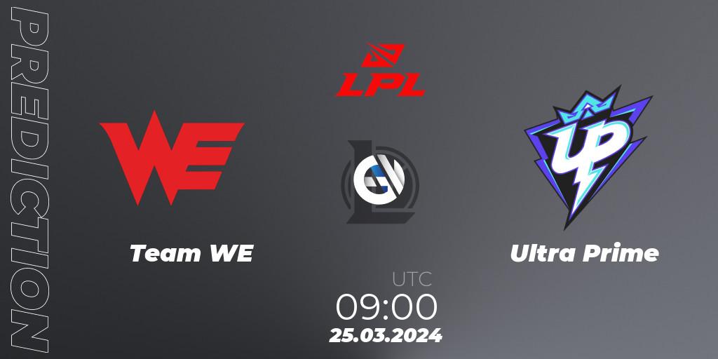 Prognoza Team WE - Ultra Prime. 25.03.24, LoL, LPL Spring 2024 - Group Stage