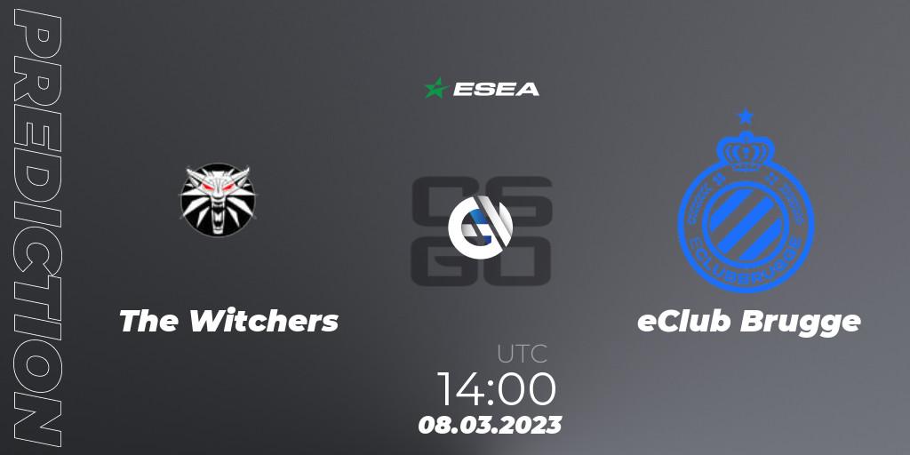 Prognoza The Witchers - eClub Brugge. 08.03.2023 at 14:10, Counter-Strike (CS2), ESEA Season 44: Advanced Division - Europe