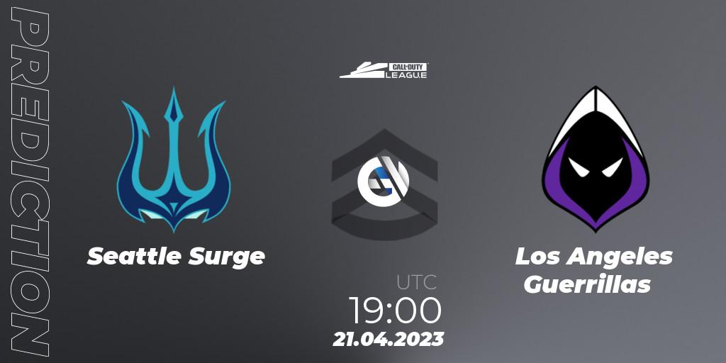 Prognoza Seattle Surge - Los Angeles Guerrillas. 21.04.2023 at 19:00, Call of Duty, Call of Duty League 2023: Stage 4 Major