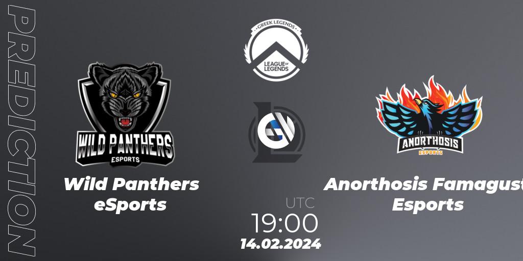 Prognoza Wild Panthers eSports - Anorthosis Famagusta Esports. 14.02.24, LoL, GLL Spring 2024