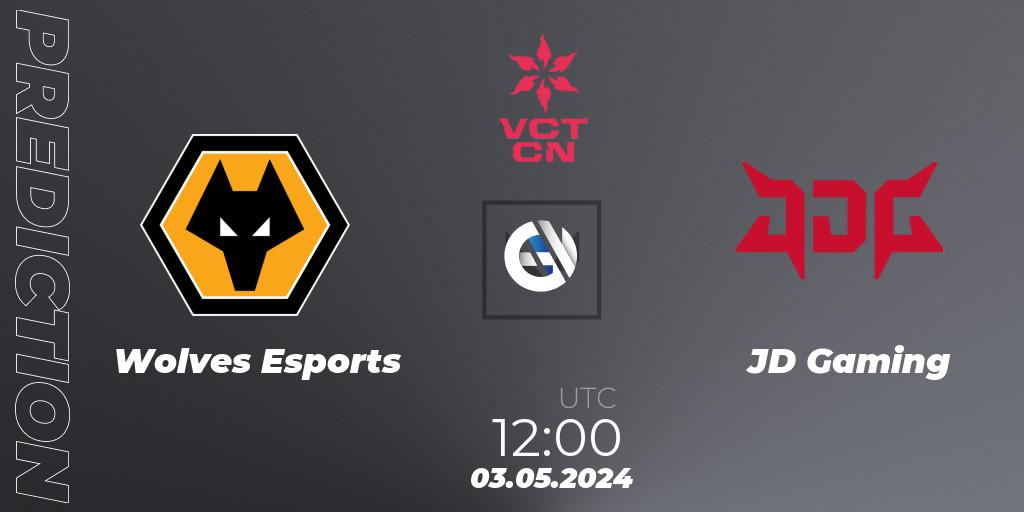Prognoza Wolves Esports - JD Gaming. 03.05.2024 at 11:10, VALORANT, VALORANT Champions Tour China 2024: Stage 1 - Group Stage