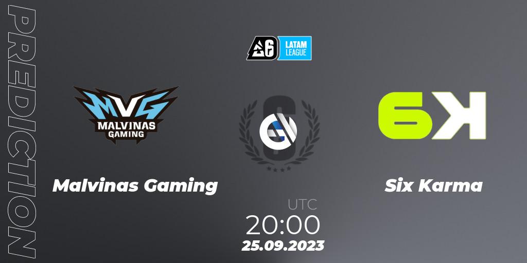 Prognoza Malvinas Gaming - Six Karma. 25.09.23, Rainbow Six, LATAM League 2023 - Stage 2