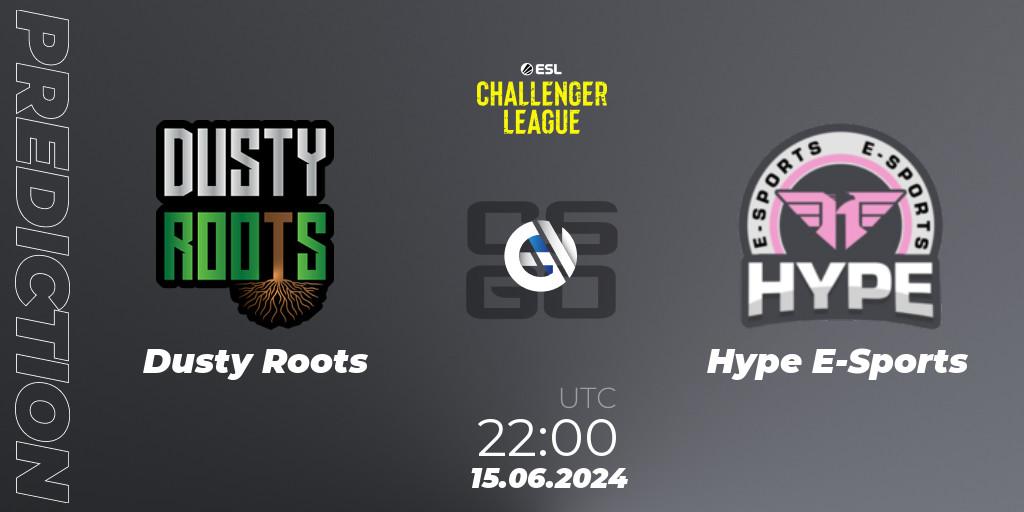 Prognoza Dusty Roots - Hype E-Sports. 15.06.2024 at 22:00, Counter-Strike (CS2), ESL Challenger League Season 47 Relegation: South America
