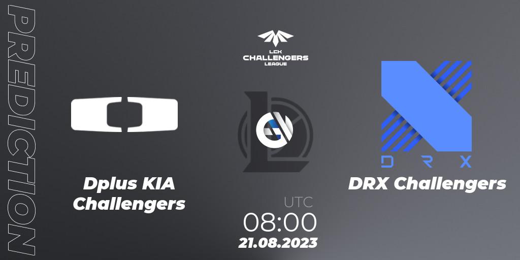 Prognoza Dplus KIA Challengers - DRX Challengers. 21.08.2023 at 08:00, LoL, LCK Challengers League 2023 Summer - Playoffs
