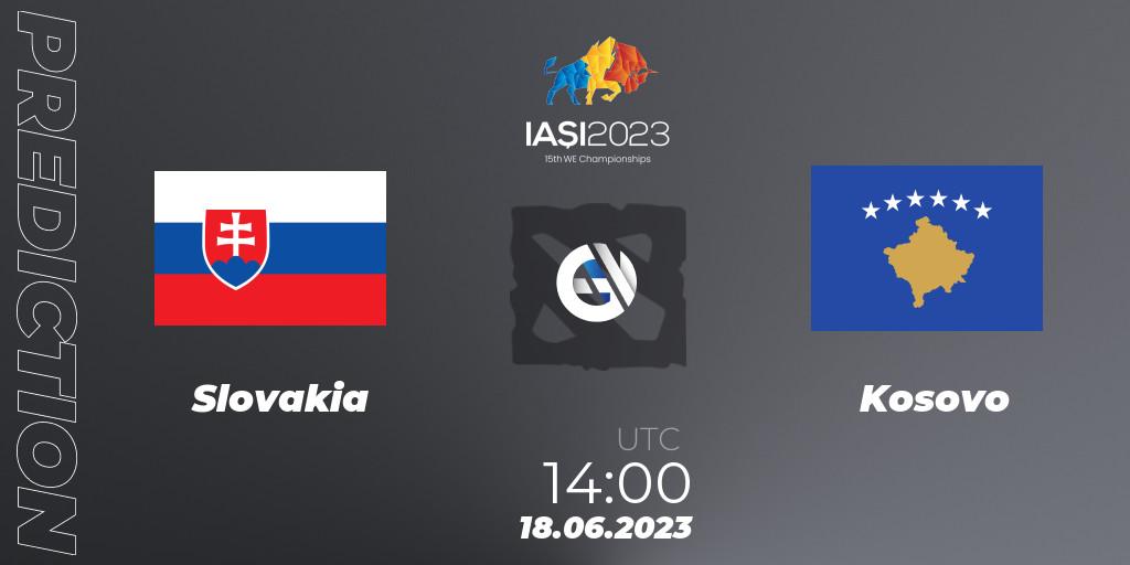 Prognoza Slovakia - Kosovo. 18.06.2023 at 14:00, Dota 2, IESF Europe A Qualifier 2023