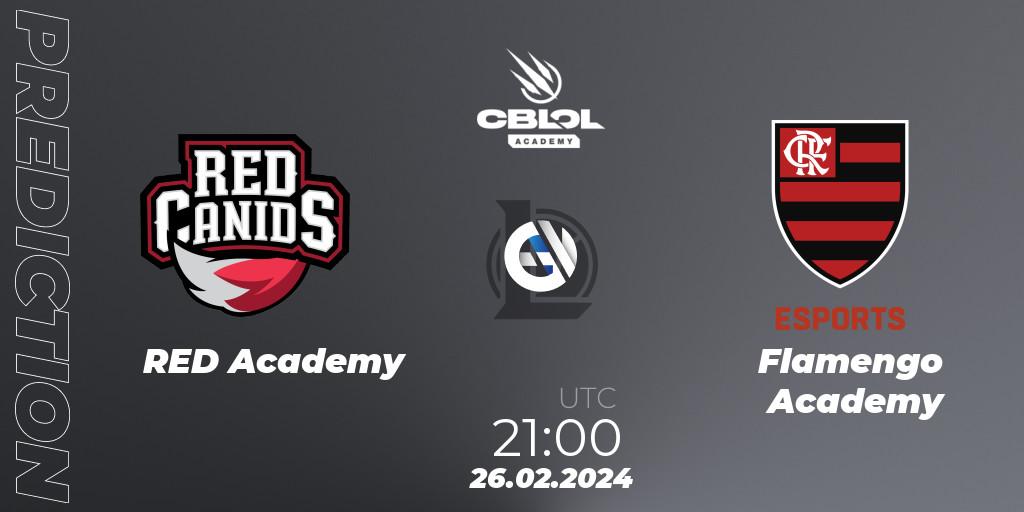 Prognoza RED Academy - Flamengo Academy. 26.02.2024 at 21:00, LoL, CBLOL Academy Split 1 2024