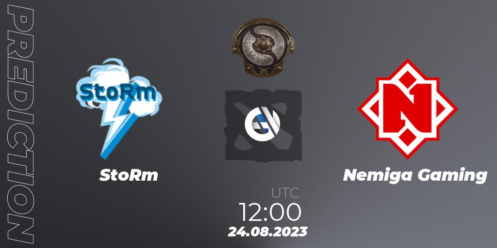 Prognoza StoRm - Nemiga Gaming. 24.08.23, Dota 2, The International 2023 - Eastern Europe Qualifier