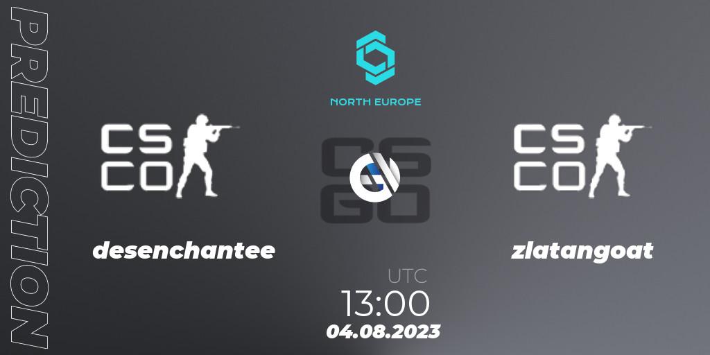 Prognoza desenchantee - zlatangoat. 04.08.2023 at 13:00, Counter-Strike (CS2), CCT North Europe Series #7: Open Qualifier