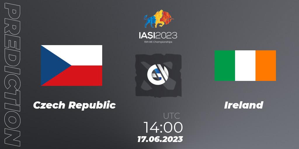 Prognoza Czech Republic - Ireland. 17.06.2023 at 14:00, Dota 2, IESF Europe A Qualifier 2023
