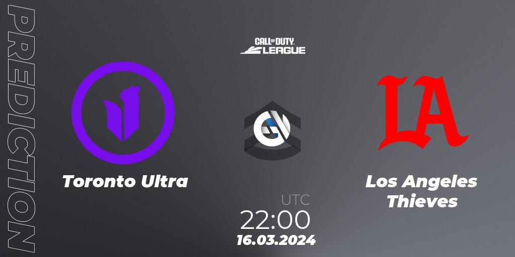 Prognoza Toronto Ultra - Los Angeles Thieves. 16.03.2024 at 22:00, Call of Duty, Call of Duty League 2024: Stage 2 Major Qualifiers