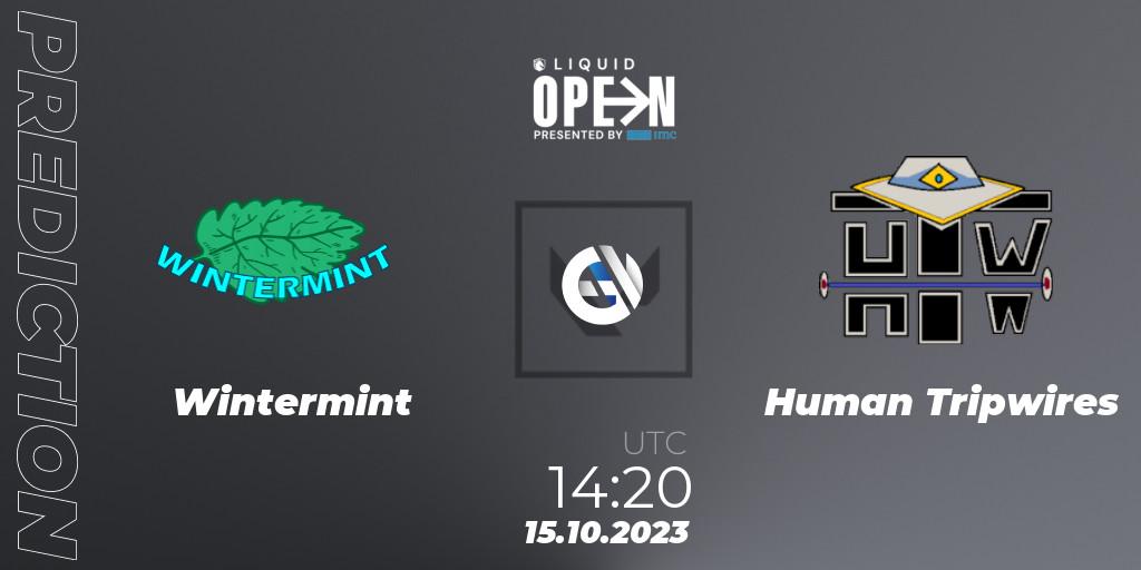 Prognoza Wintermint - Human Tripwires. 15.10.23, VALORANT, Liquid Open 2023 - Europe