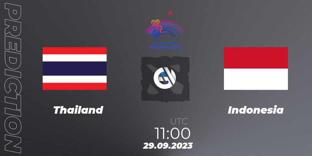 Prognoza Thailand - Indonesia. 29.09.23, Dota 2, 2022 Asian Games