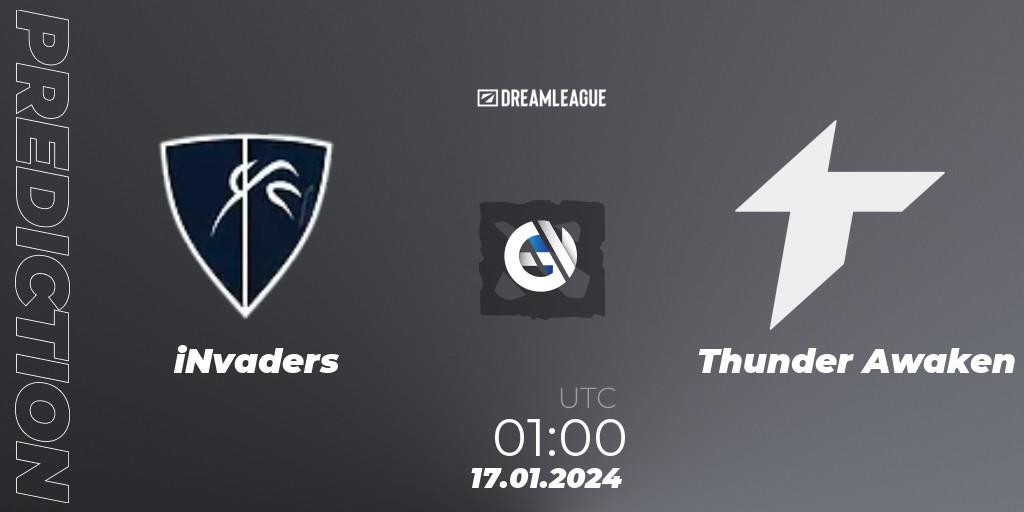 Prognoza iNvaders - Thunder Awaken. 17.01.24, Dota 2, DreamLeague Season 22: South America Closed Qualifier