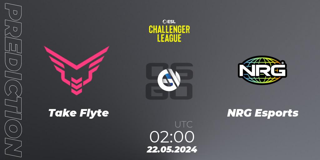 Prognoza Take Flyte - NRG Esports. 22.05.2024 at 01:50, Counter-Strike (CS2), ESL Challenger League Season 47: North America