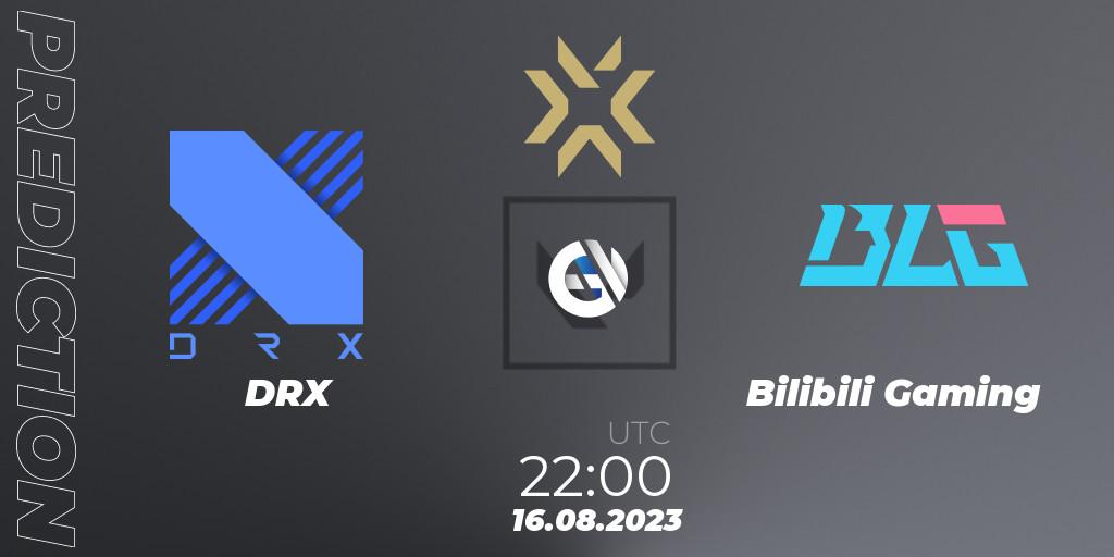 Prognoza DRX - Bilibili Gaming. 17.08.23, VALORANT, VALORANT Champions 2023