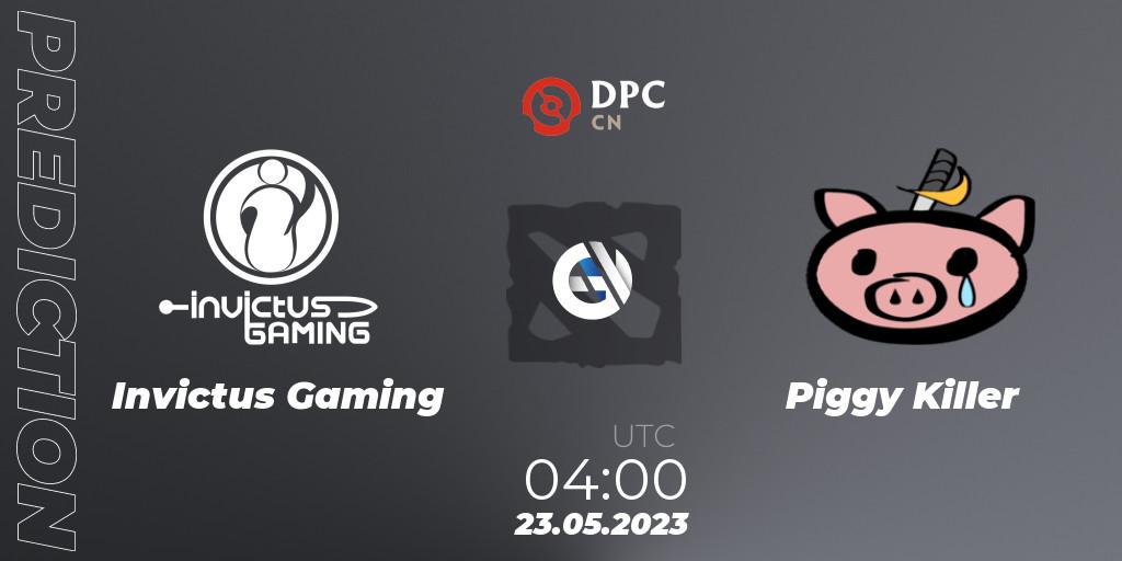 Prognoza Invictus Gaming - Piggy Killer. 23.05.2023 at 04:04, Dota 2, DPC 2023 Tour 3: CN Division I (Upper)