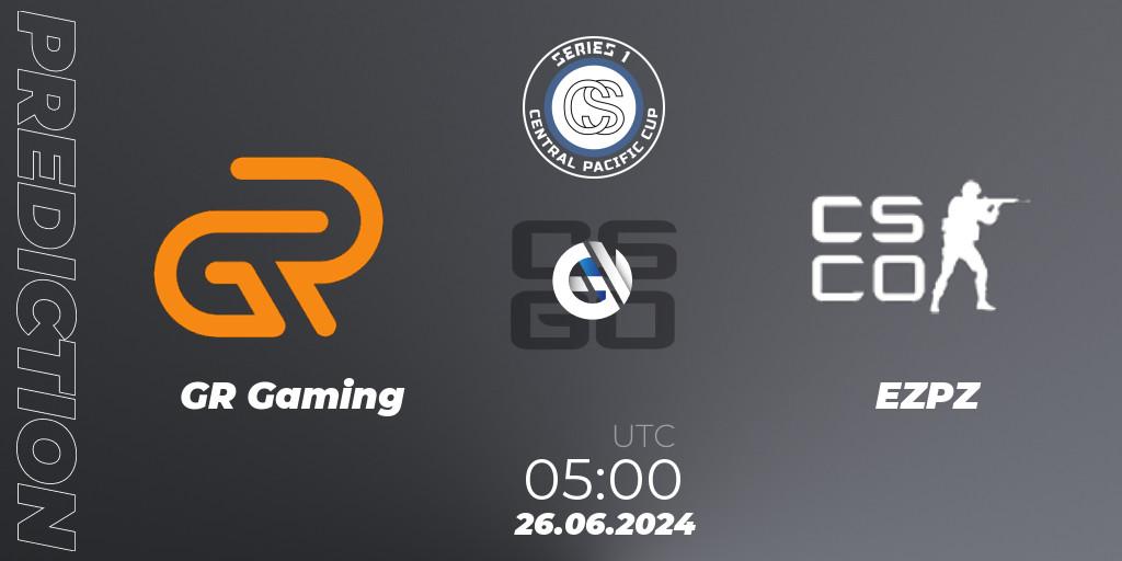 Prognoza GR Gaming - EZPZ. 30.06.2024 at 08:00, Counter-Strike (CS2), Central Pacific Cup: Series 1