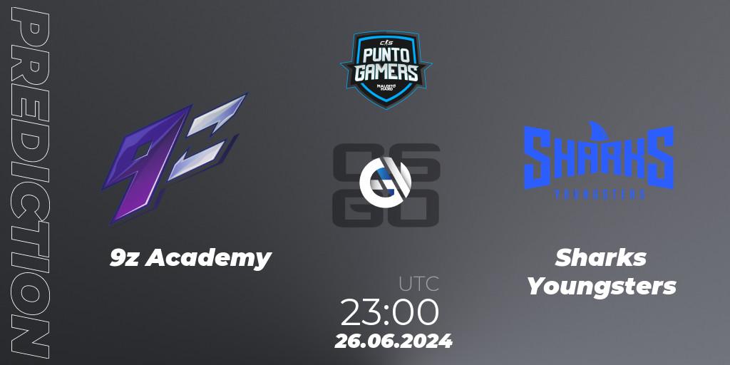 Prognoza 9z Academy - Sharks Youngsters. 27.06.2024 at 23:00, Counter-Strike (CS2), Punto Gamers Cup 2024