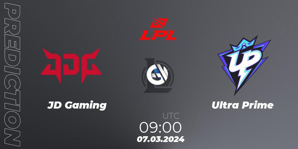 Prognoza JD Gaming - Ultra Prime. 07.03.24, LoL, LPL Spring 2024 - Group Stage
