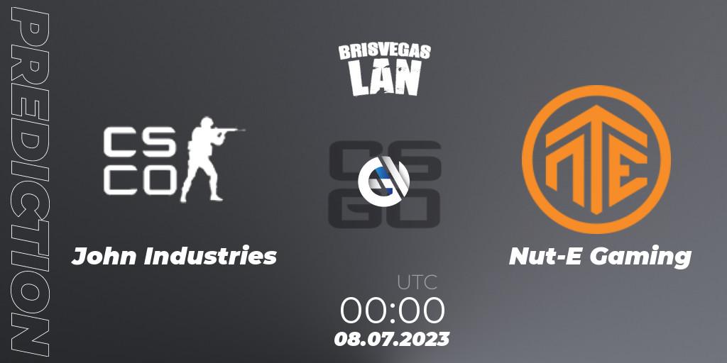 Prognoza John Industries - Nut-E Gaming. 08.07.2023 at 00:00, Counter-Strike (CS2), BrisVegas Winter 2023