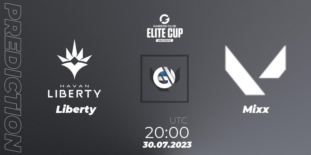 Prognoza Liberty - Mixx. 30.07.23, VALORANT, Gamers Club Elite Cup 2023