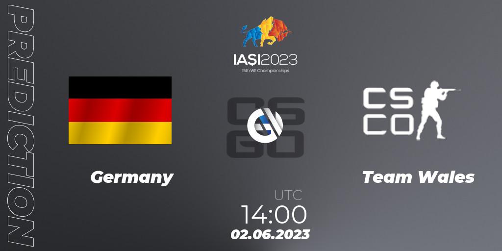 Prognoza Germany - Team Wales. 02.06.23, CS2 (CS:GO), IESF World Esports Championship 2023: Western Europe Qualifier
