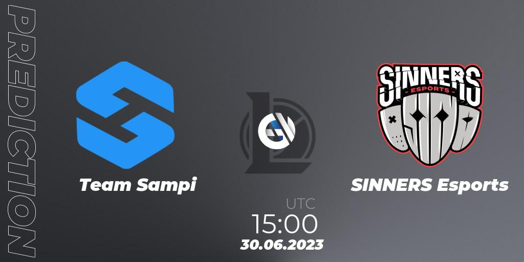 Prognoza Team Sampi - SINNERS Esports. 06.06.2023 at 16:00, LoL, Hitpoint Masters Summer 2023 - Group Stage