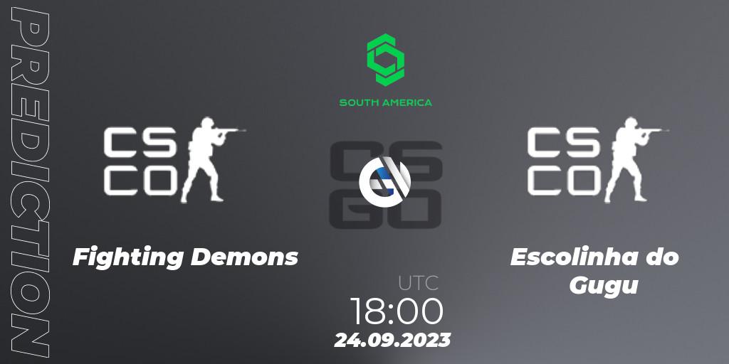 Prognoza Fighting Demons - Escolinha do Gugu. 24.09.2023 at 18:00, Counter-Strike (CS2), CCT South America Series #12: Open Qualifier