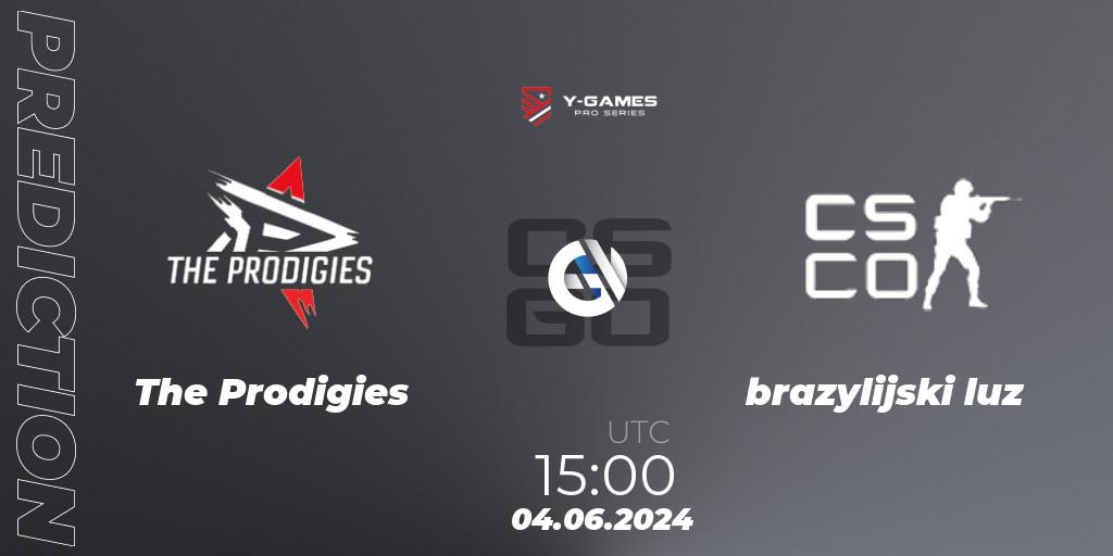 Prognoza The Prodigies - brazylijski luz. 04.06.2024 at 15:00, Counter-Strike (CS2), Y-Games PRO Series 2024