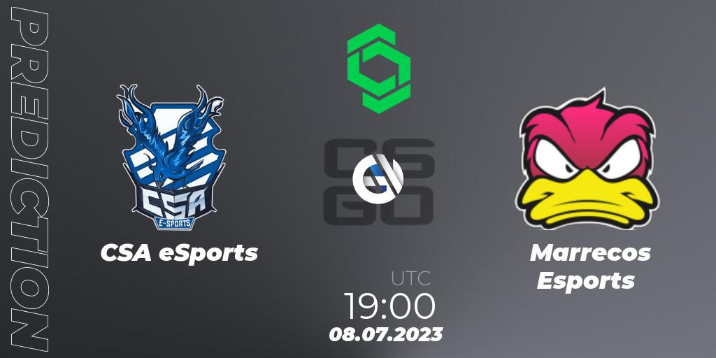 Prognoza CSA eSports - Marrecos Esports. 08.07.2023 at 19:00, Counter-Strike (CS2), CCT South America Series #8: Closed Qualifier